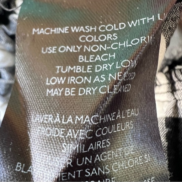 NWT Anthropologie Maeve Gingham Crop Top Midi Skirt Set Black White SIZE SMALL - Picture 11 of 12